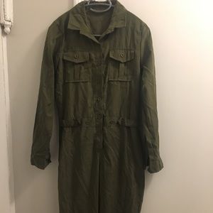 Olive green jumpsuit